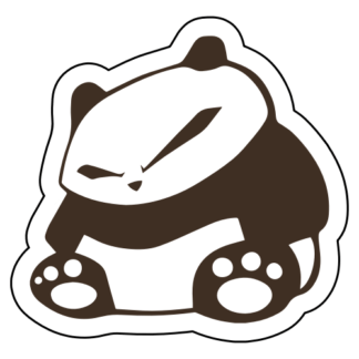 JDM Panda Sticker (Brown)